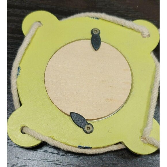 Nautical Wooden Lifebuoy Wall Hangings With Sailboat Designs Set Of 3 Vintage - Picture 7 of 9